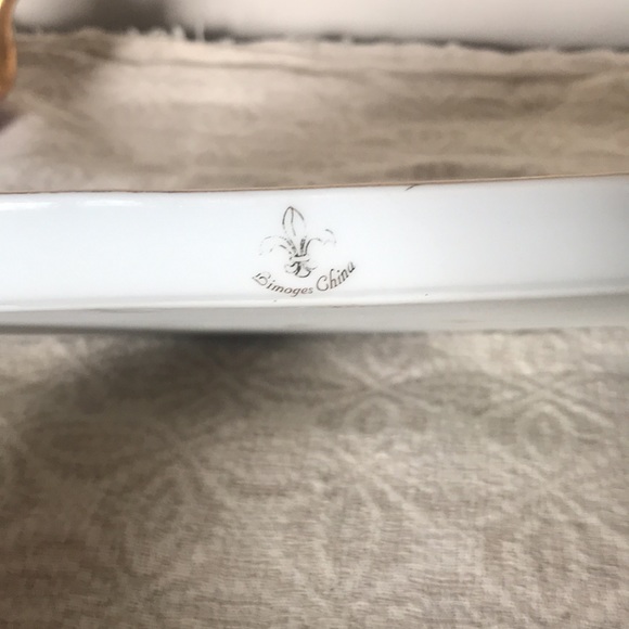 Sold - Rare Vintage Limoges China Children’s Floral Tea Set - Picture 9 of 10